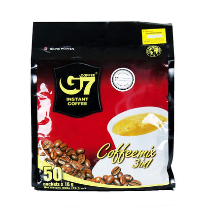 Trung Nguyen G7 Instant Coffee 3-in-1 50S/16G EXPORT (BAG of 50)