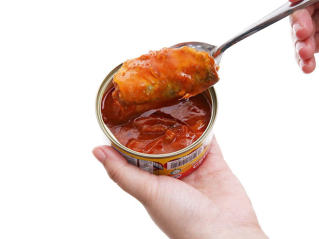 Cá Hộp Sốt Cà Ba Cô Gái 155g ( Mackerels in Tomato Sauce)