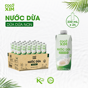 Nước dừa Cocoxim Dừa Dứa Non 330ml - Cocoxim young coconut and pineapple water
