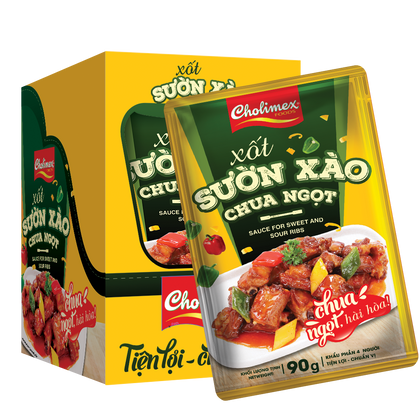 Xốt Sườn Xào Chua Ngọt - Cholimex - Sweet and Sour Pork Ribs 90G