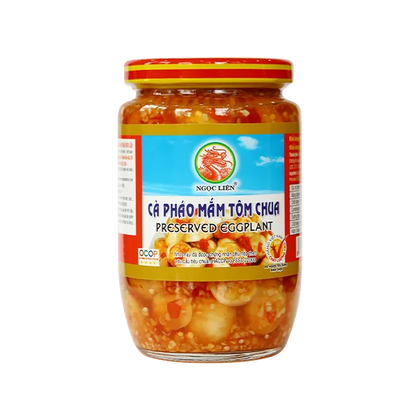 Cà Pháo Mắm Tôm Chua - Ngọc Liên - Pickled Shrimp With Eggplant 400G