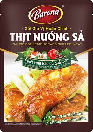 Xốt Gia Vị Hoàn Chỉnh Barona - Thịt Nướng Sả 80g(Barona sauce for Lemongrass Grilled Meat)