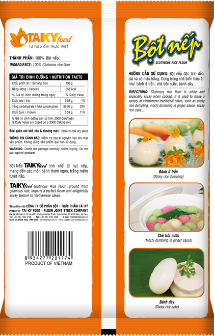 Bột Nếp - TÀI KÝ - Glutinous Rice Flour 400G