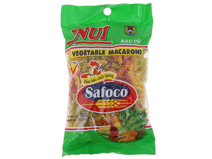 Nui Rau Củ - SAFACO - Vegetable Macaroni 300g