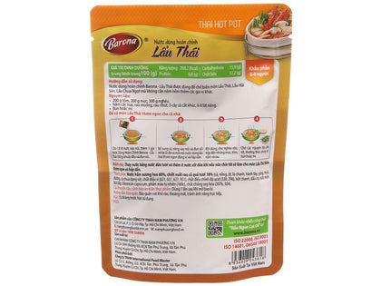 Nước dùng hoàn chỉnh Barona - Lẩu Thái 180g(Vietnamese fermented thai hot pot flavoured broth)