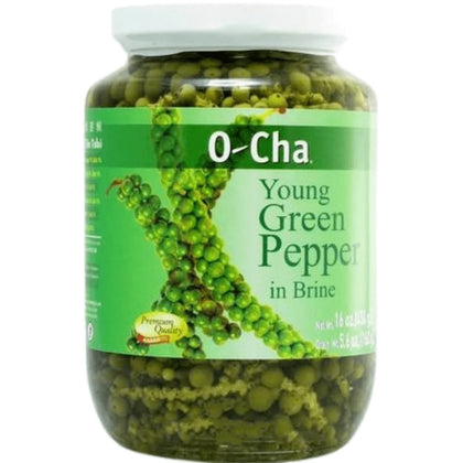 Tiêu Xanh - O-Cha - Green Peppercorn Brine 454G