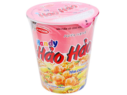 Mì Hảo Hảo chua cay ly - 67g(Hao Hao instant noodles with Hot Pot Sauce & shirmp handy)
