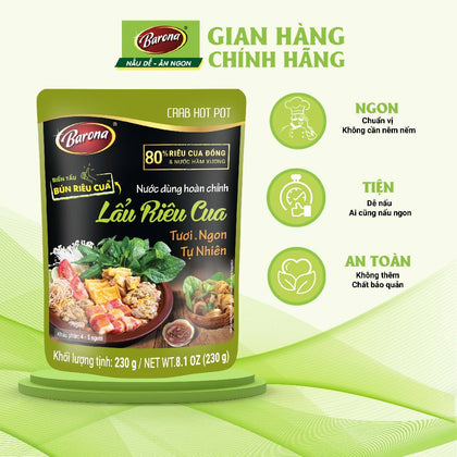 Mì Ăn liền Gạo Lứt (Vifon Bánh Đa Cua)