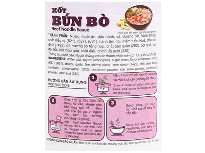 Cholimex xốt bún bò - 180g(Cholimex Beef noodles sauce)