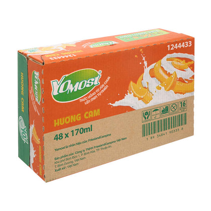 Sữa Chua Uống Hương Cam - YOMOST - Orange Yogurt Drink 170ML