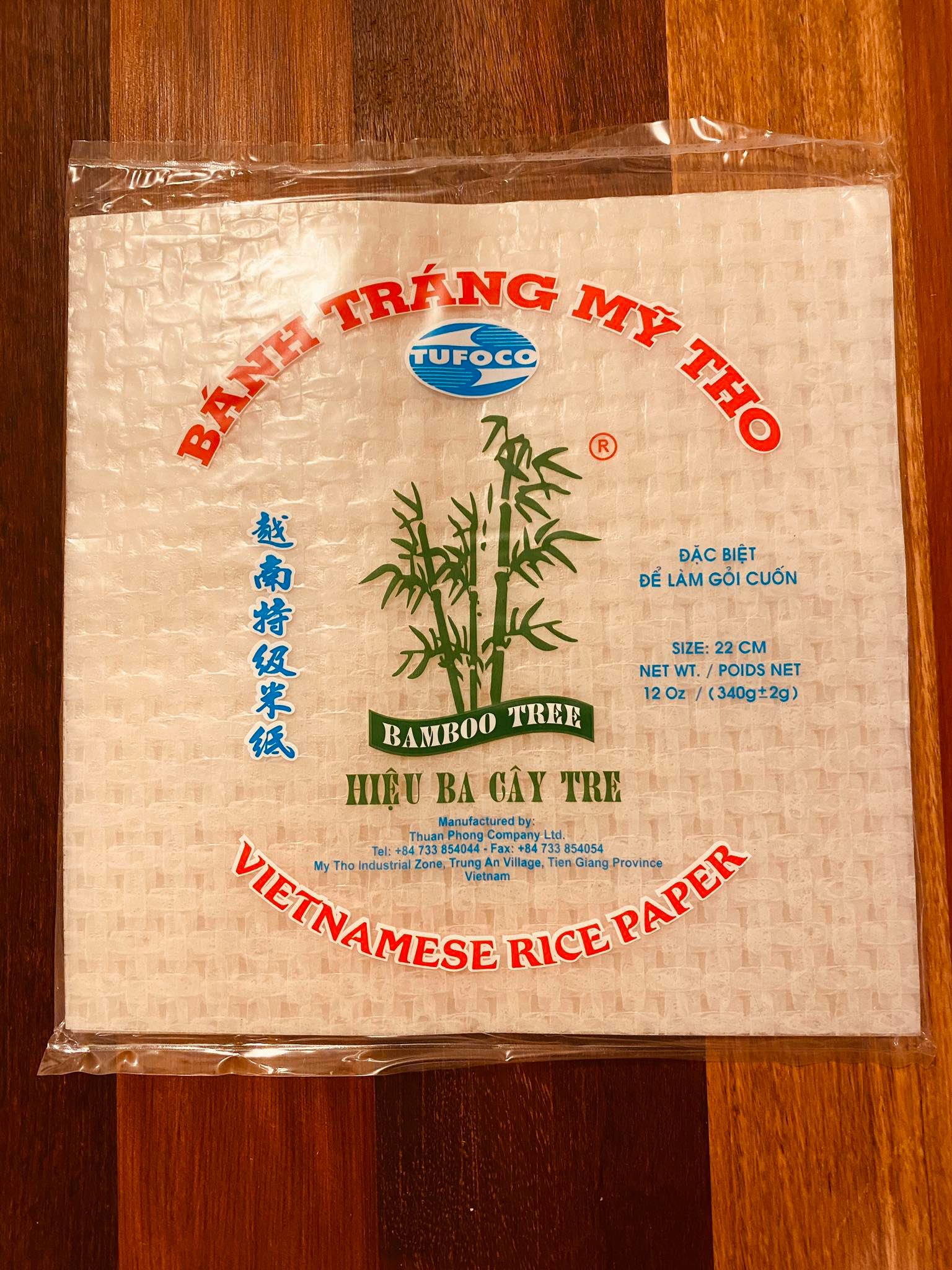 Bánh Tráng Ba Cây Tre - 340g - My Tho Rice Paper