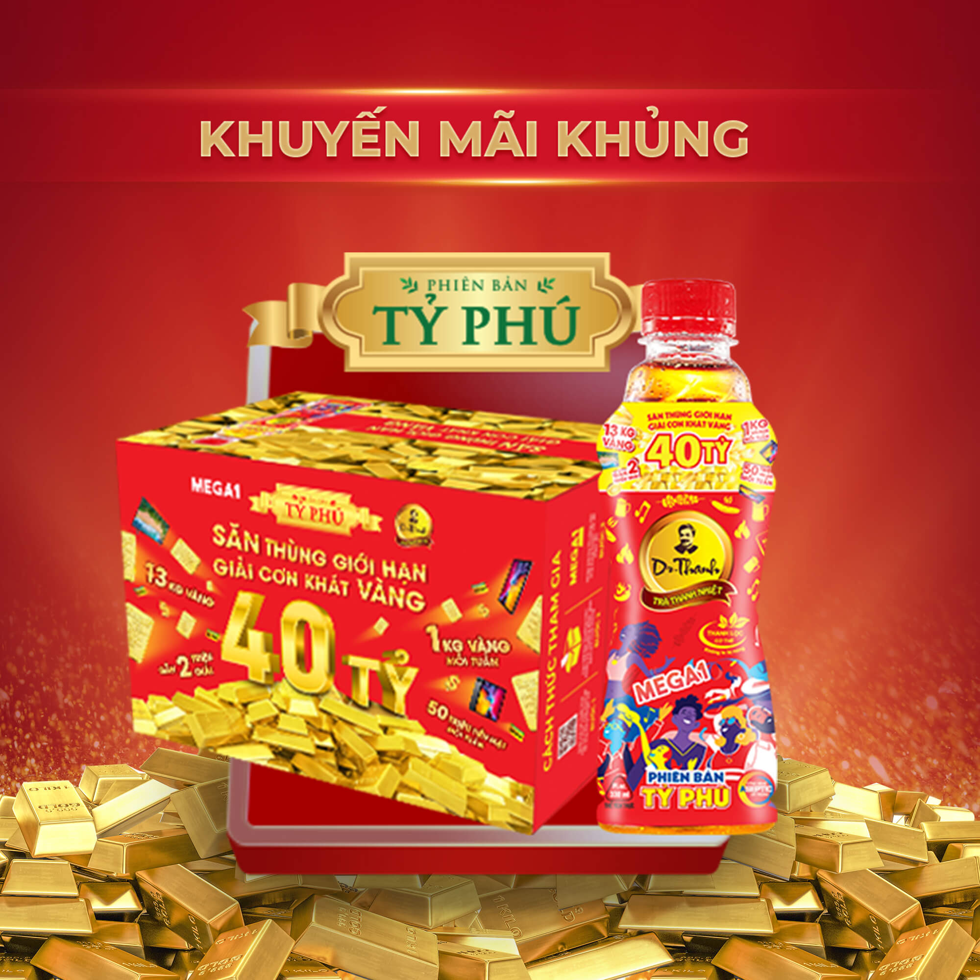 Trà Thảo Mộc Thanh Nhiệt Dr. Thanh - 330ml(Dr Thanh soft drink)