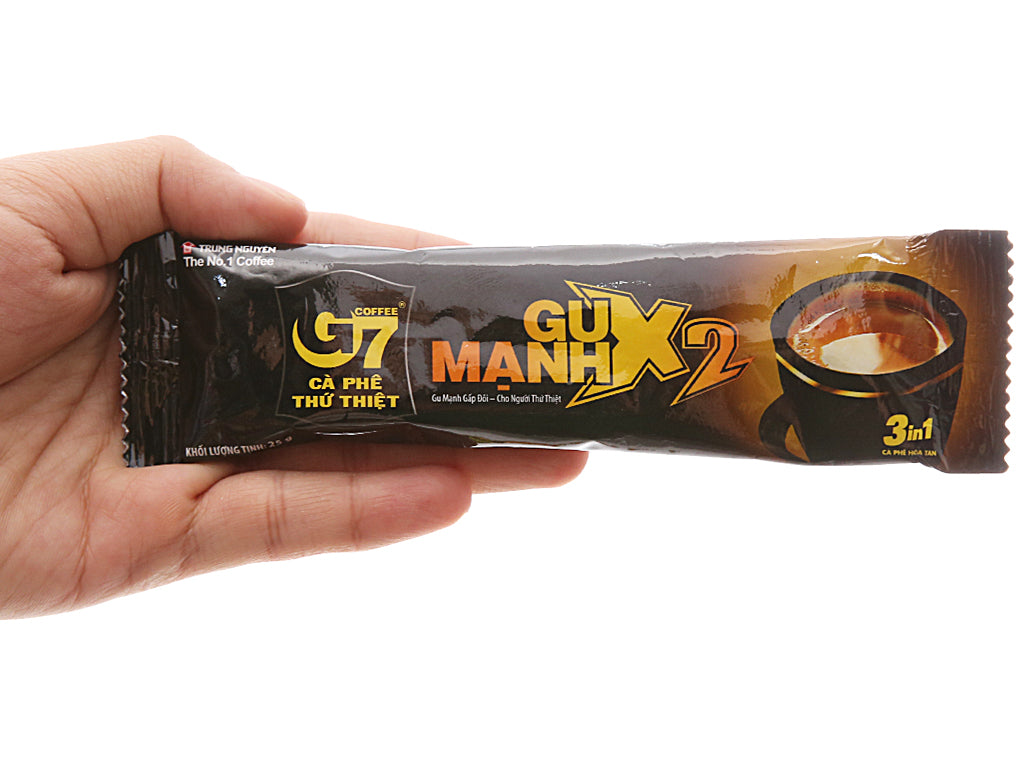 Trung Nguyên G7 Gu Mạnh X2 3 in 1 300g (Trung Nguyen G7 Strong X2 3in1 instant coffee)