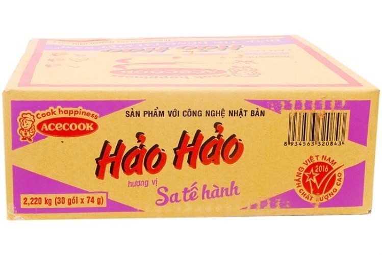 Hao Hao Instant Noodle Onion Sate- (Mì Hảo Hảo Sa tế Hành)