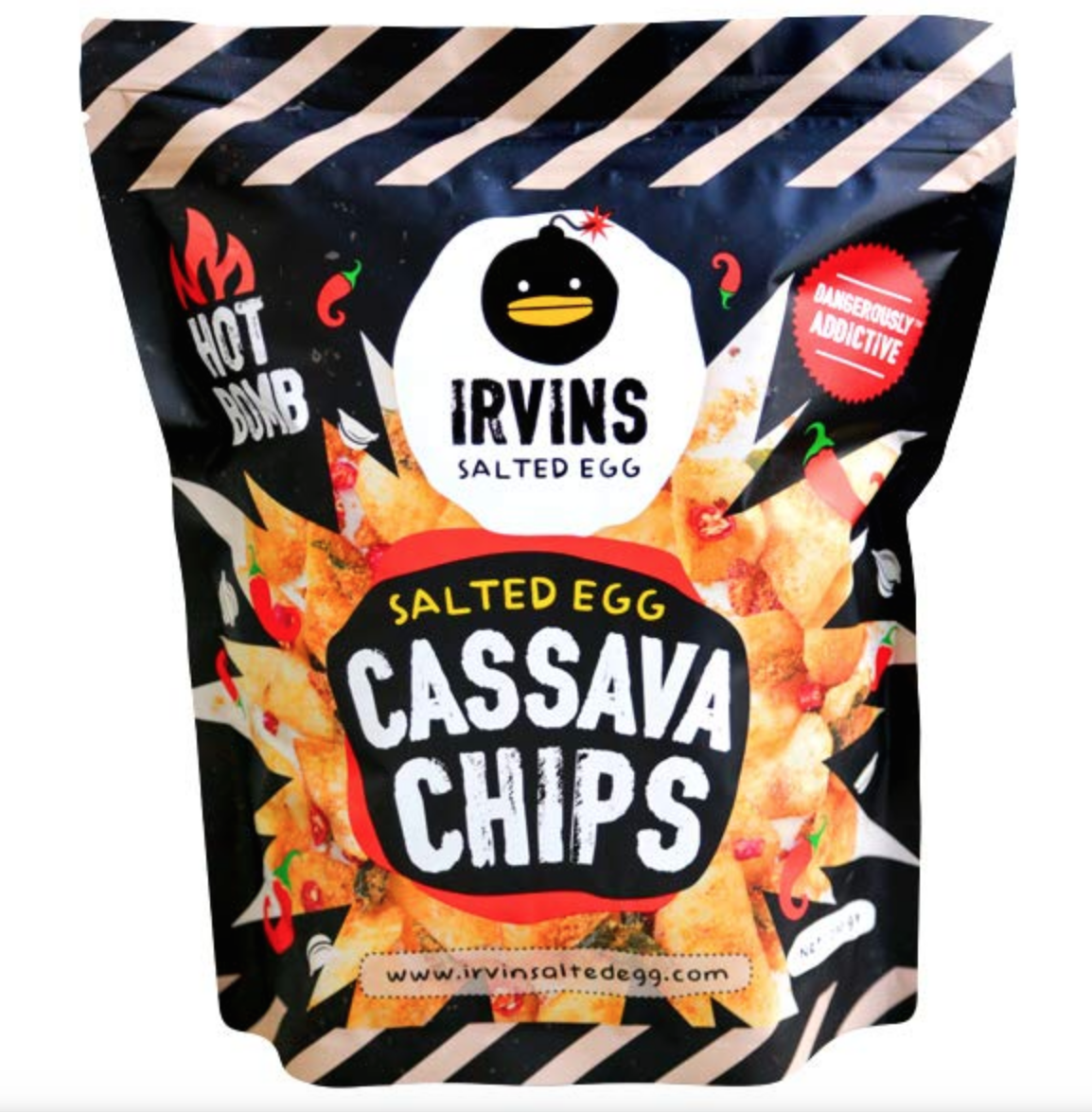 Irvins Salted Egg - Cassava Chips (Hot Boom)