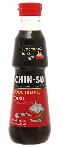 Nước tương tỏi ớt Chinsu - 330ml(Chinsu garlic chilli soy sauce)