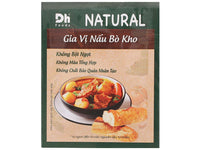 Gia vị nấu bò kho Dh Food Natural gói 10g