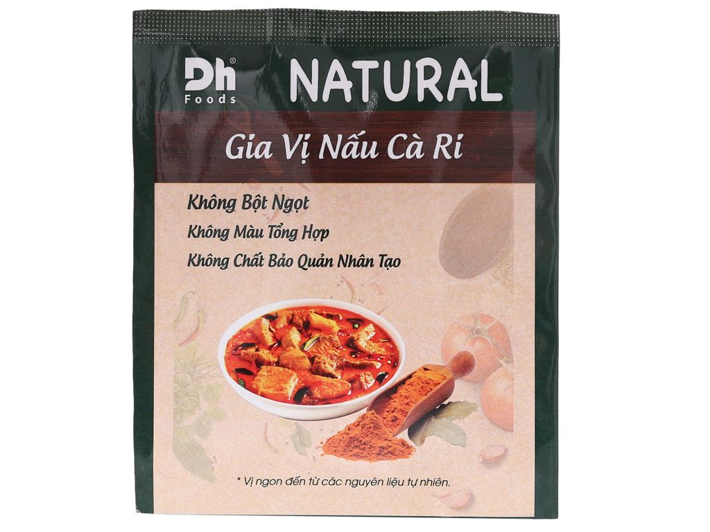 Gia vị nấu cà ri Dh Food Natural gói 10g