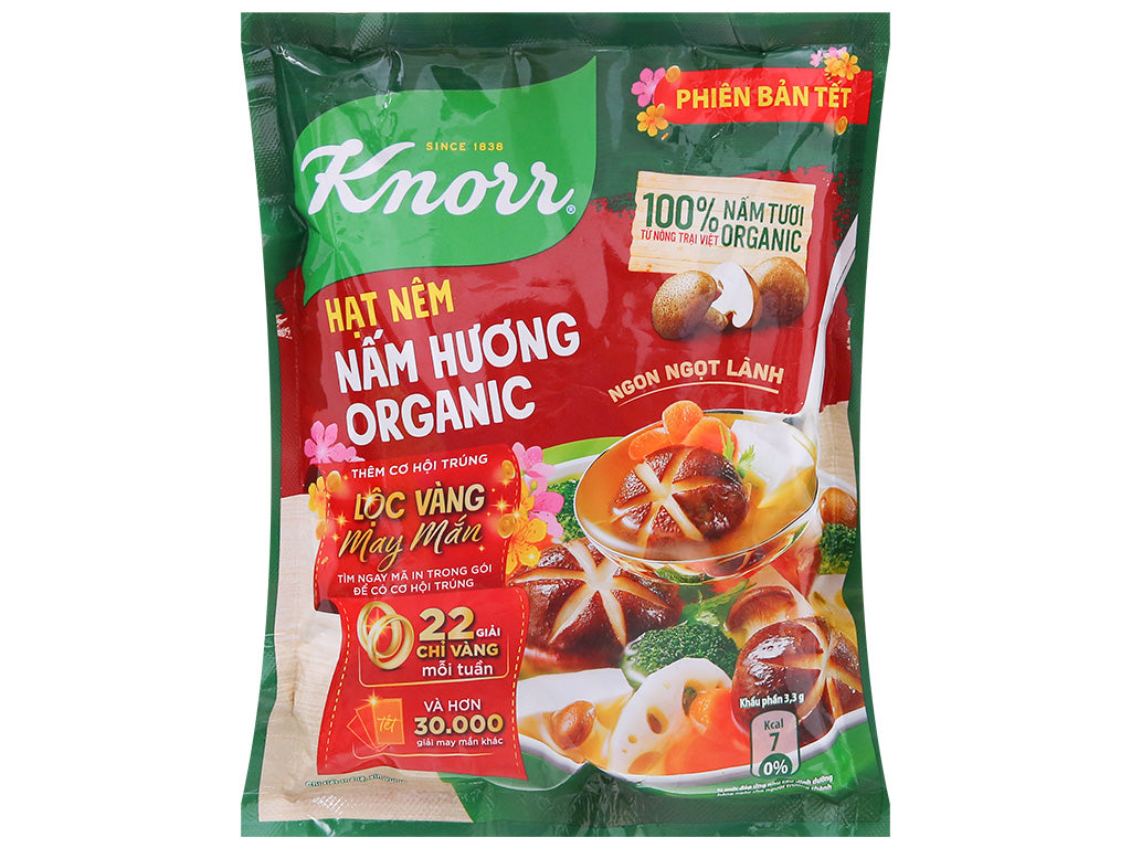Knorr Nấm Hương - Bột nêm chay - 400g