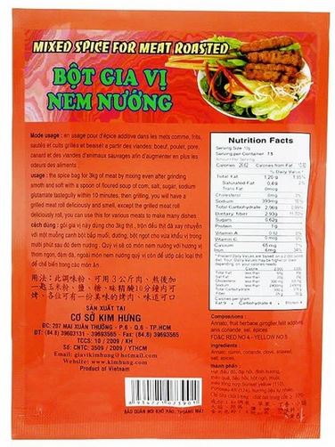Bột Nem Nướng - Bột Thịt Heo BBQ Việt Nam