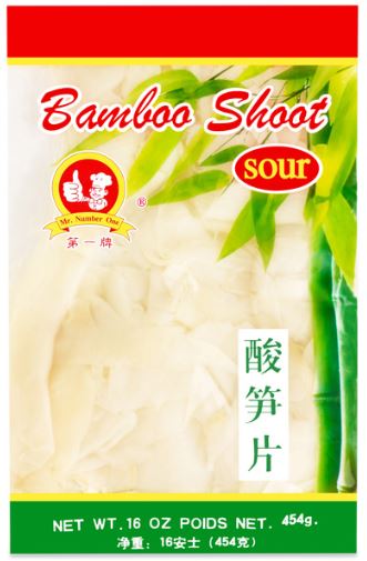 No.1 Bamboo Shoot Sour Vacuum Pack 454g( Măng Chua )