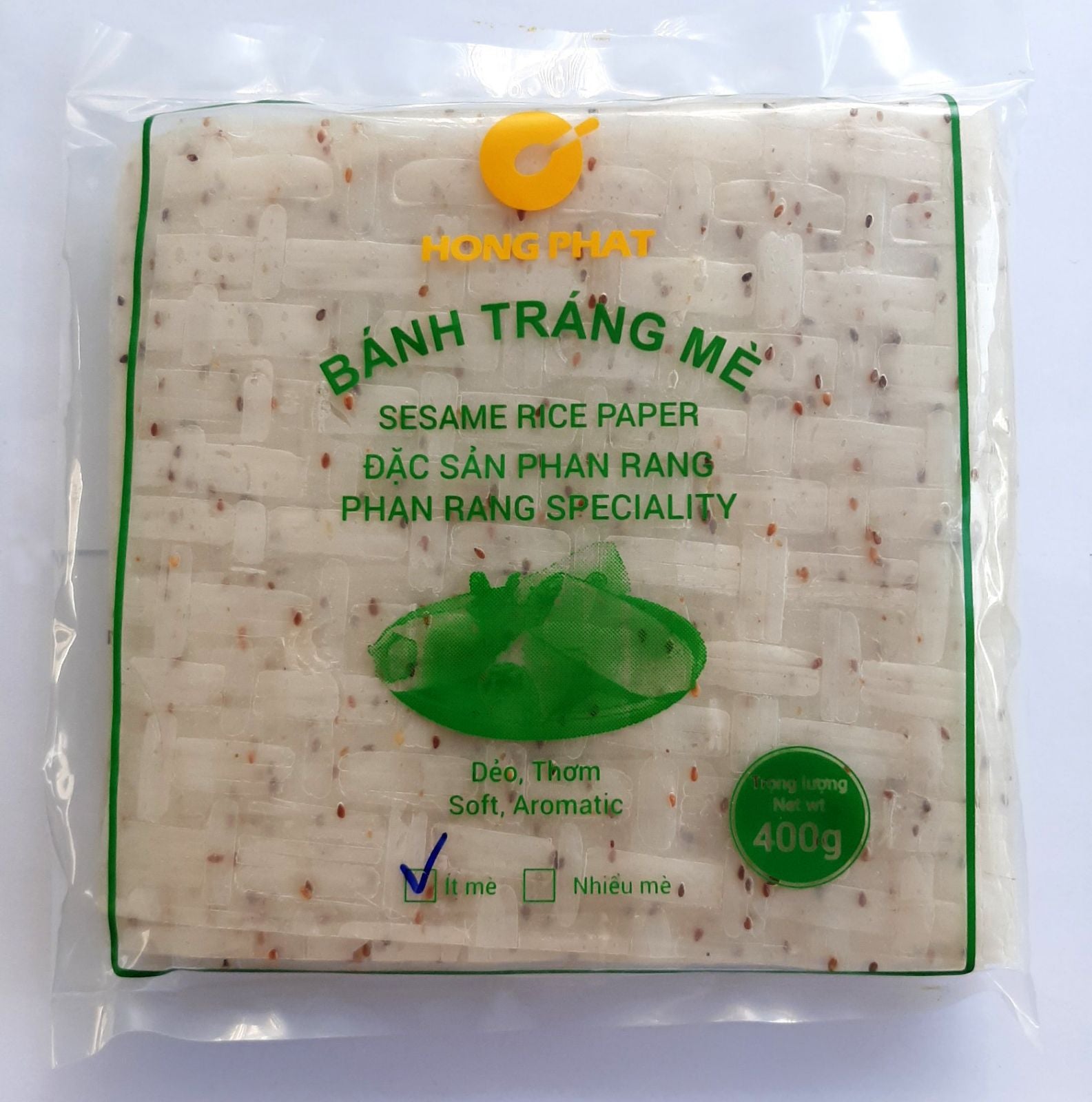 Bánh Tráng Cuốn Mè Phan Rang 400g